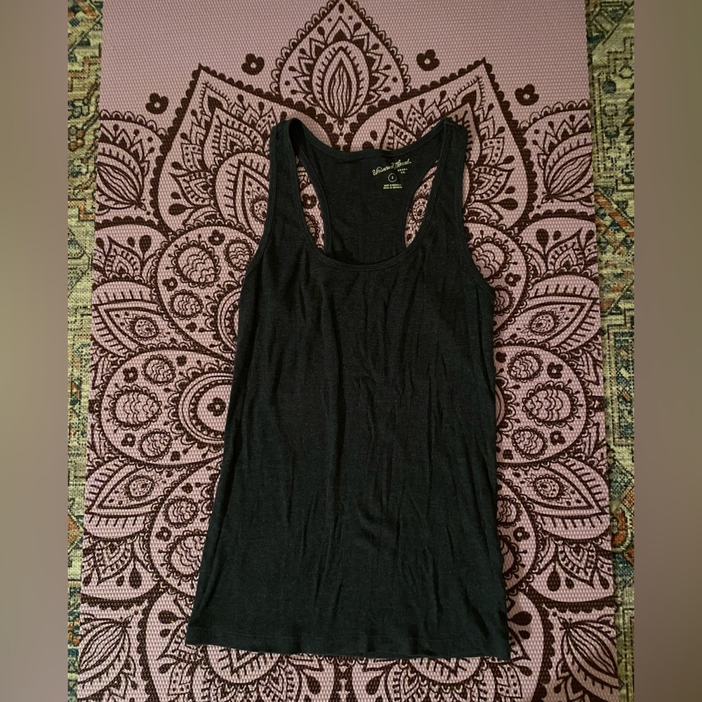 Universal Thread Light Navy Ribbed Cotton Racerback Tank - Picture 8 of 8